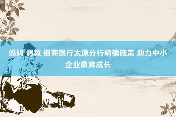 妈妈 调教 招商银行太原分行精确施策 助力中小企业鼎沸成长